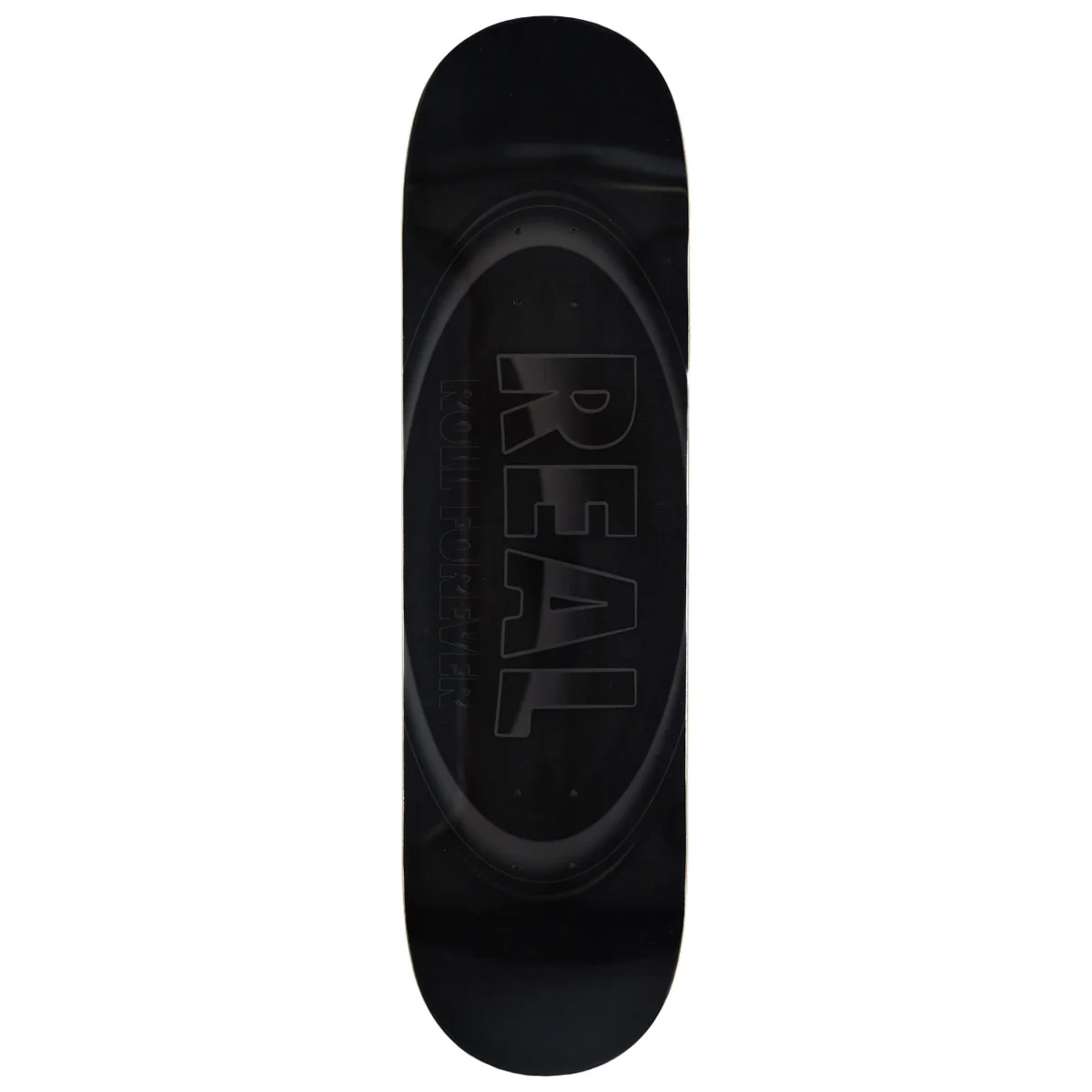 Real DBX Oval Skateboard Deck - Silver Foil - 8.50"