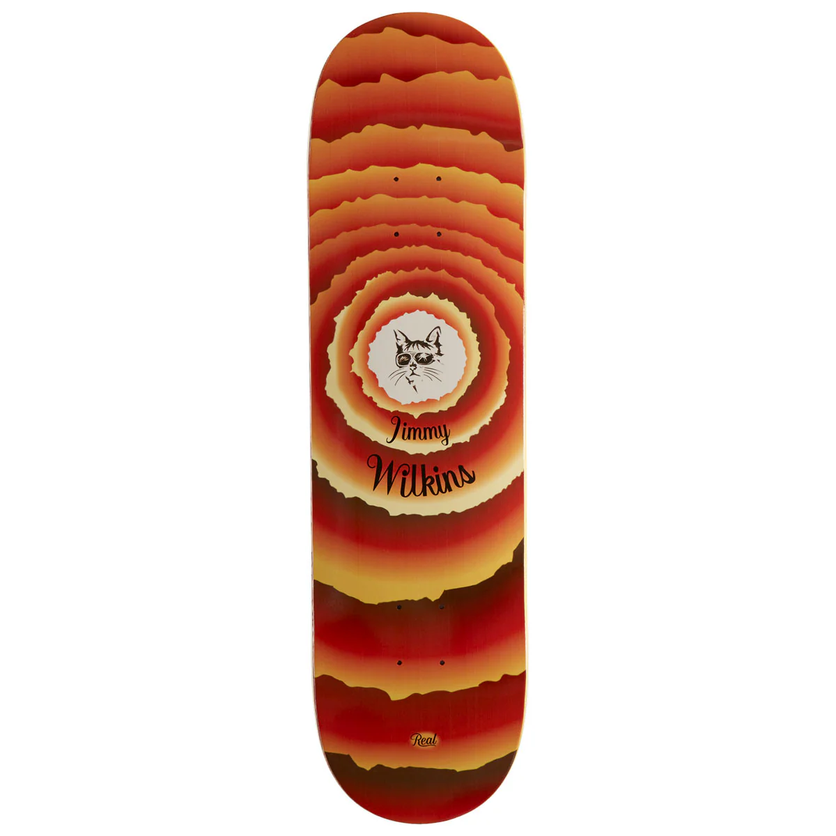 Real Wilkins Key Of Life Skateboard Deck - Orange - 8.50"