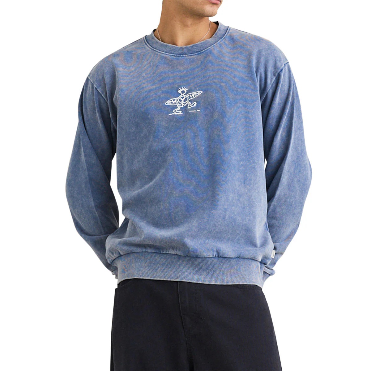 Rhythm Drifter Salt Wash Sweatshirt - Slate