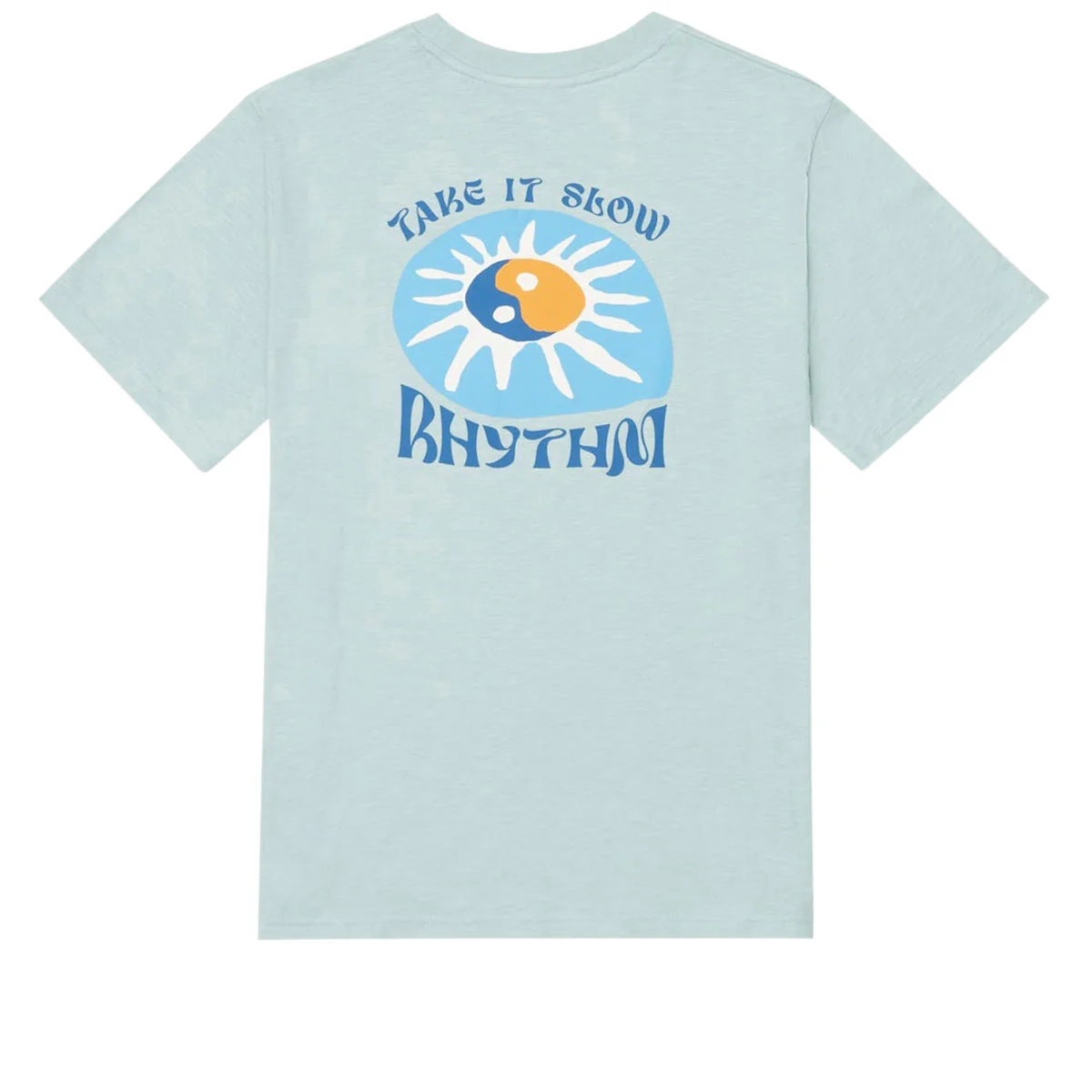 Rhythm Slow Down Slub T-Shirt - Mint