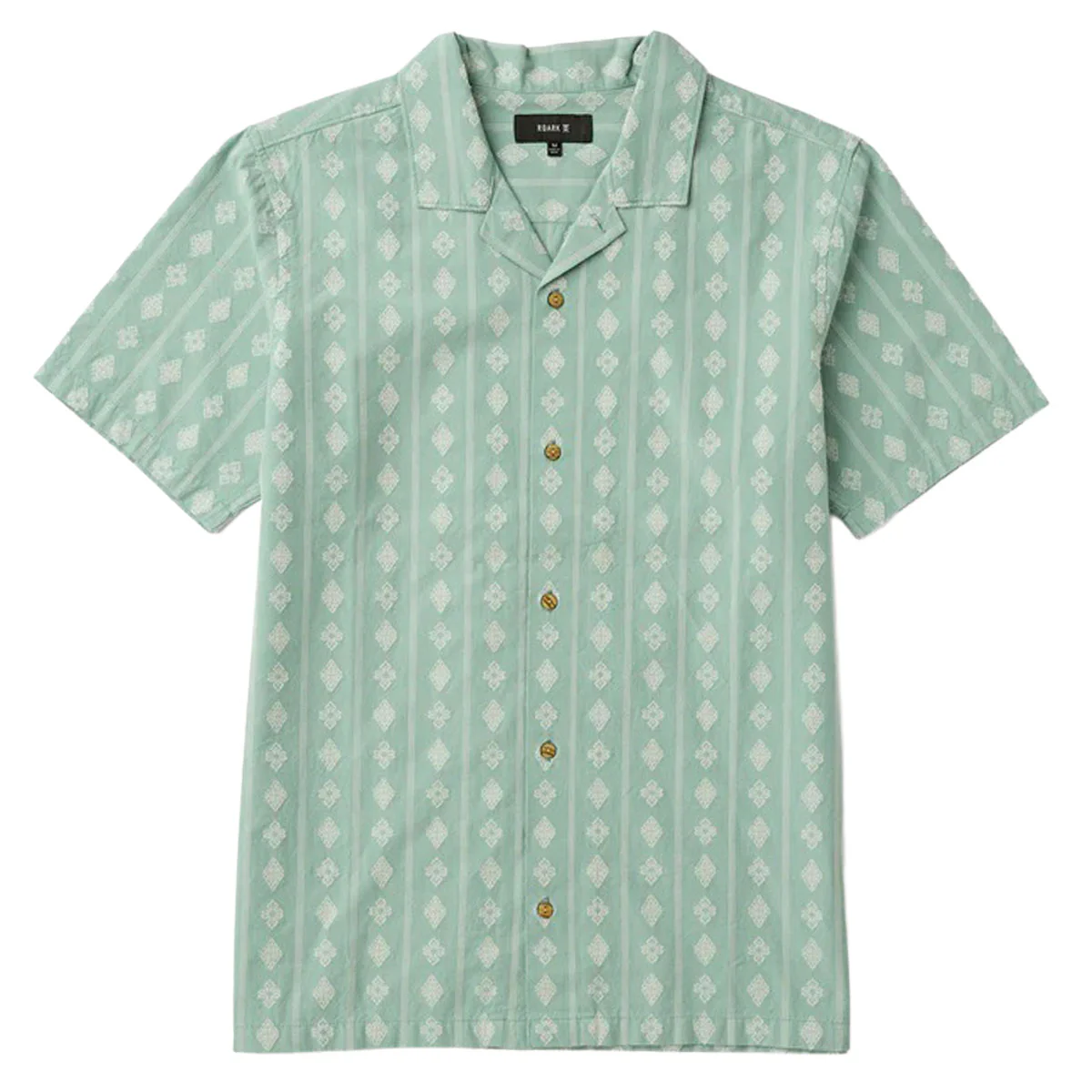 Roark Gonzo Woven Shirt - Hazy Blue Jacquard - Image 5