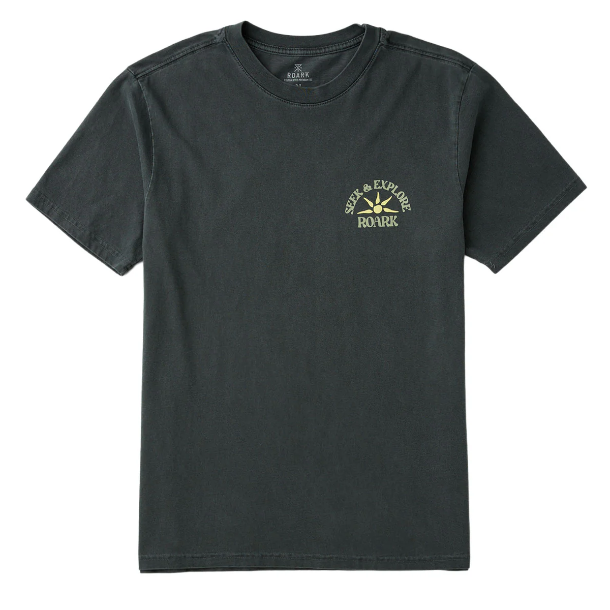 Roark Seek & Explore T-Shirt - Charcoal - Image 2