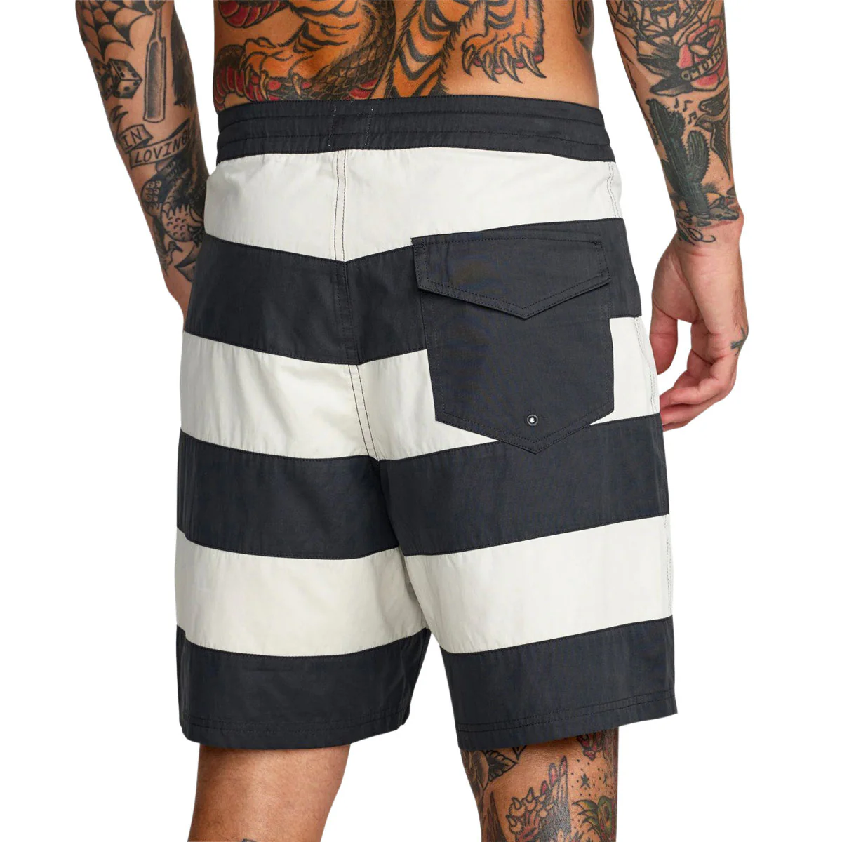 RVCA Da Bull 18 Boardshorts - Pirate Black - Image 4