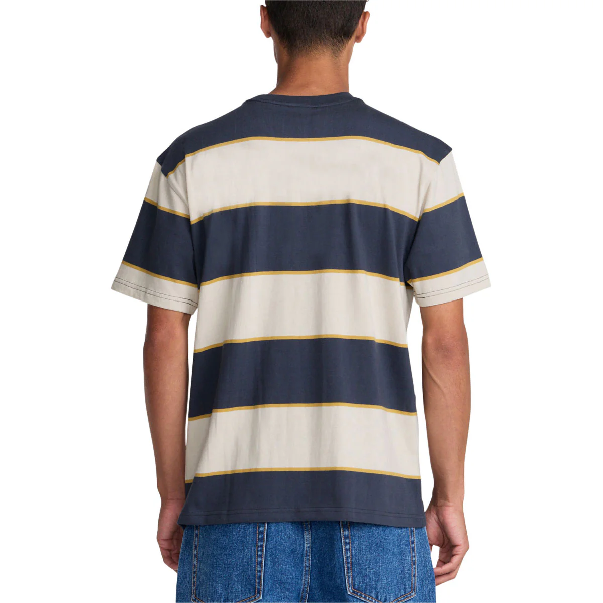 RVCA Dayshift Stripe Shirt - Light Khaki - Image 2