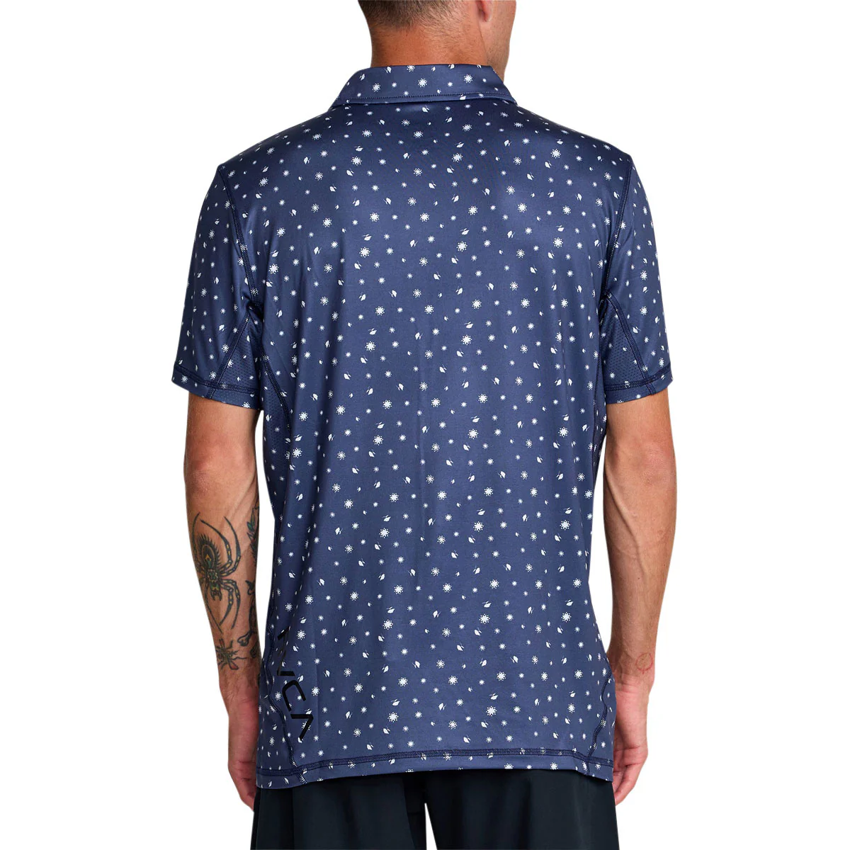 RVCA Sport Vent Polo Shirt - Moody Blue - Image 2