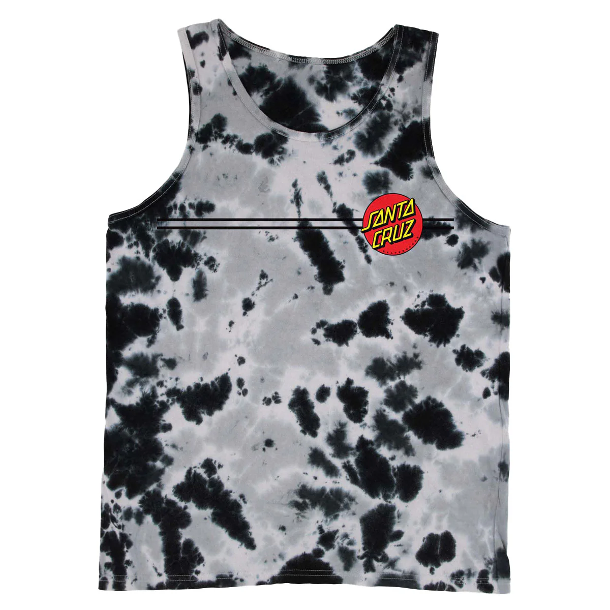 Santa Cruz Classic Dot Tank Top - Multi Black