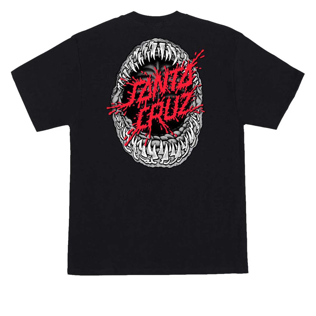 Santa Cruz Shark Jaw T-Shirt - Black