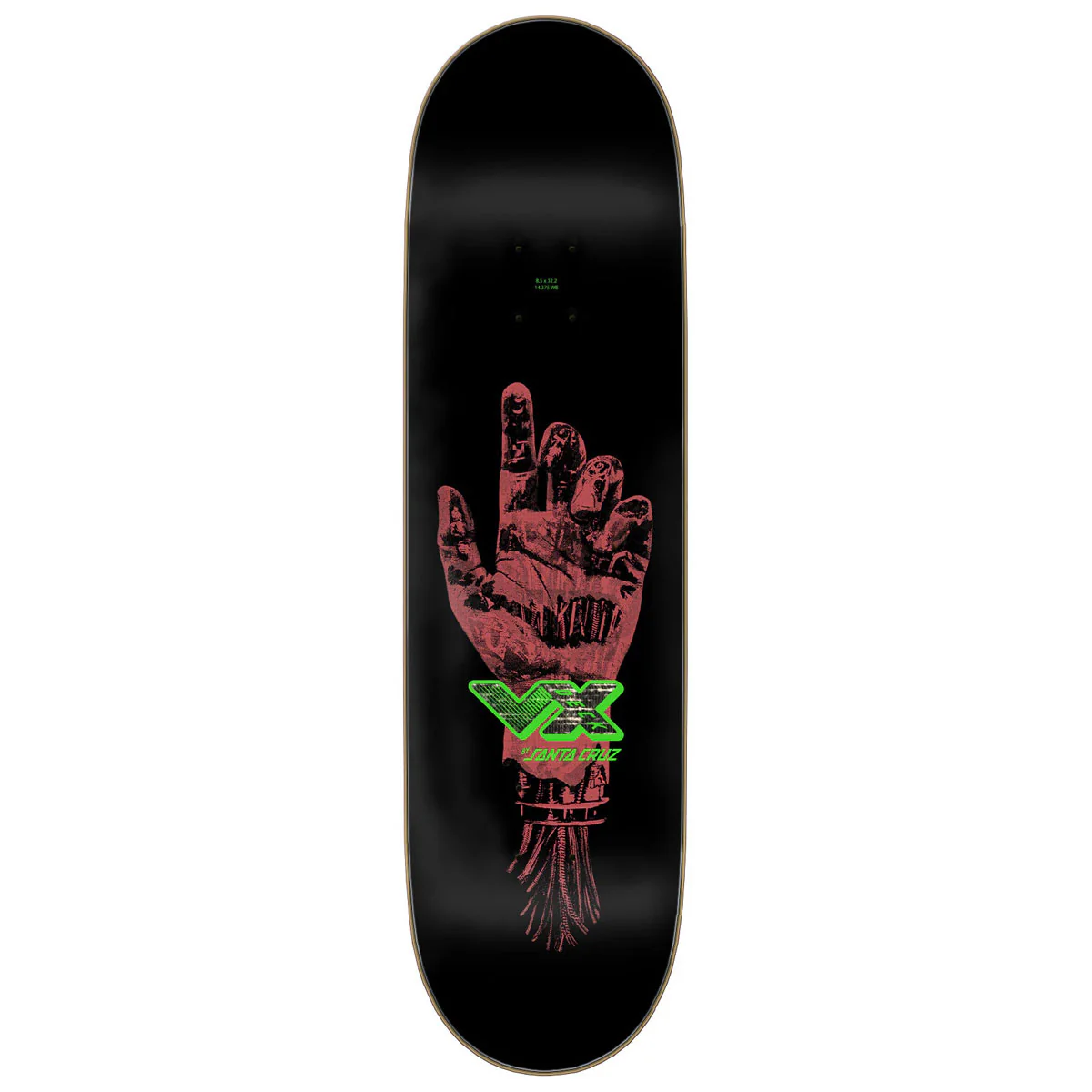 Santa Cruz Wooten Dystopia VX Skateboard Complete - 8.50" - Image 2