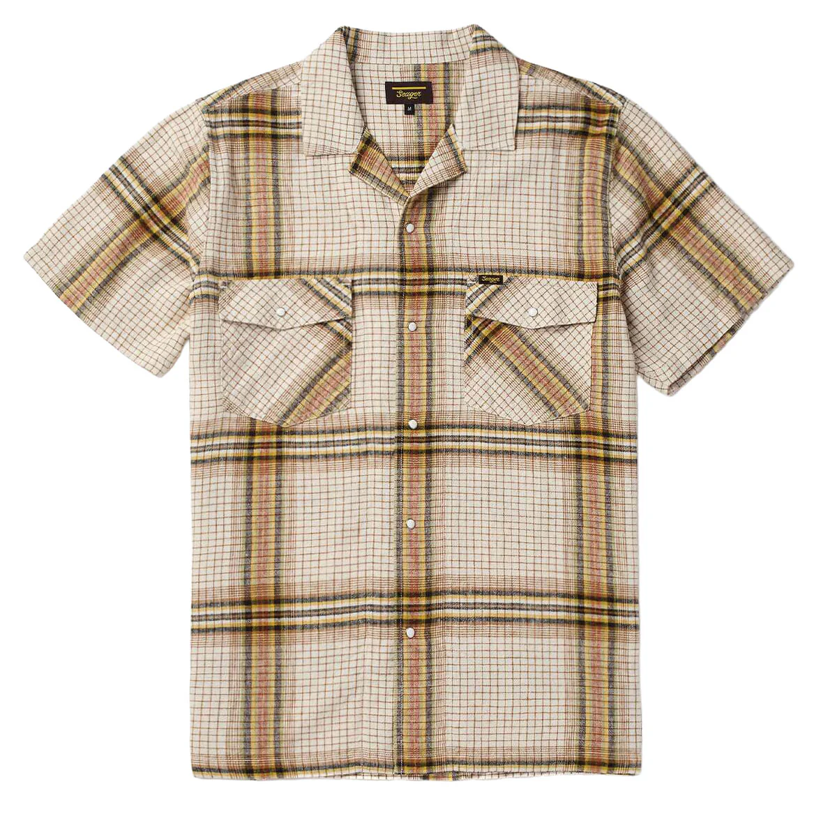 Seager Whippersnapper Shirt - White Wash Grid Plaid
