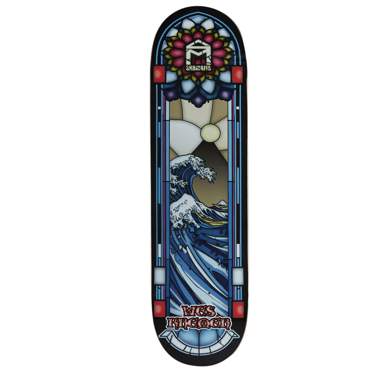 Sk8 Mafia Stained Glass Kremer Skateboard Deck - 8.50"