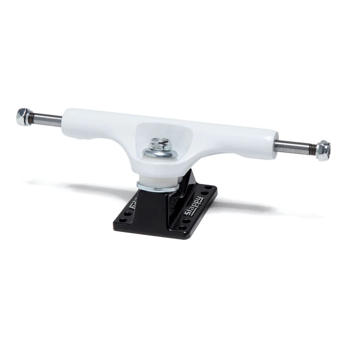 Slappy ST1 Classic Skateboard Trucks - White/Black - 8.25" - Image 2