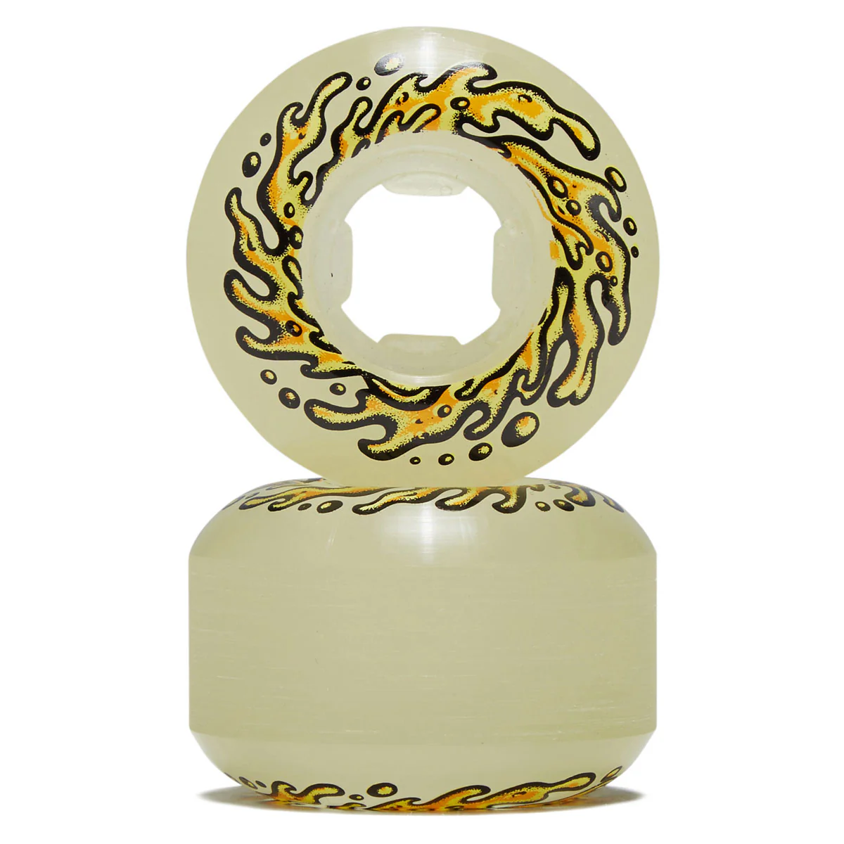 Slime Balls OG Eggs Mini Chubbies 99a Skateboard Wheels - Glow In The Dark - 45mm - Image 2