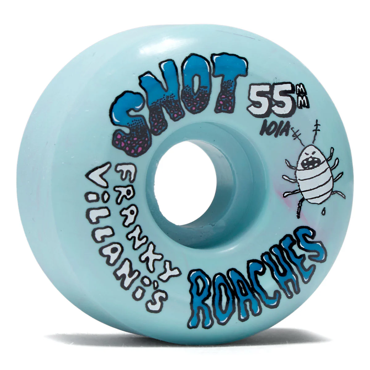 Snot Franky Villani Roaches 101a Skateboard Wheels - Blue - 55mm