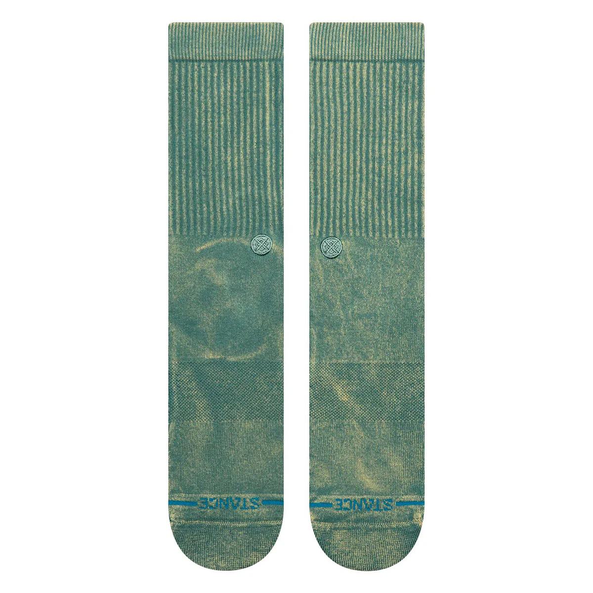 Stance Icon Dyed Crew Socks - Teal - Image 2