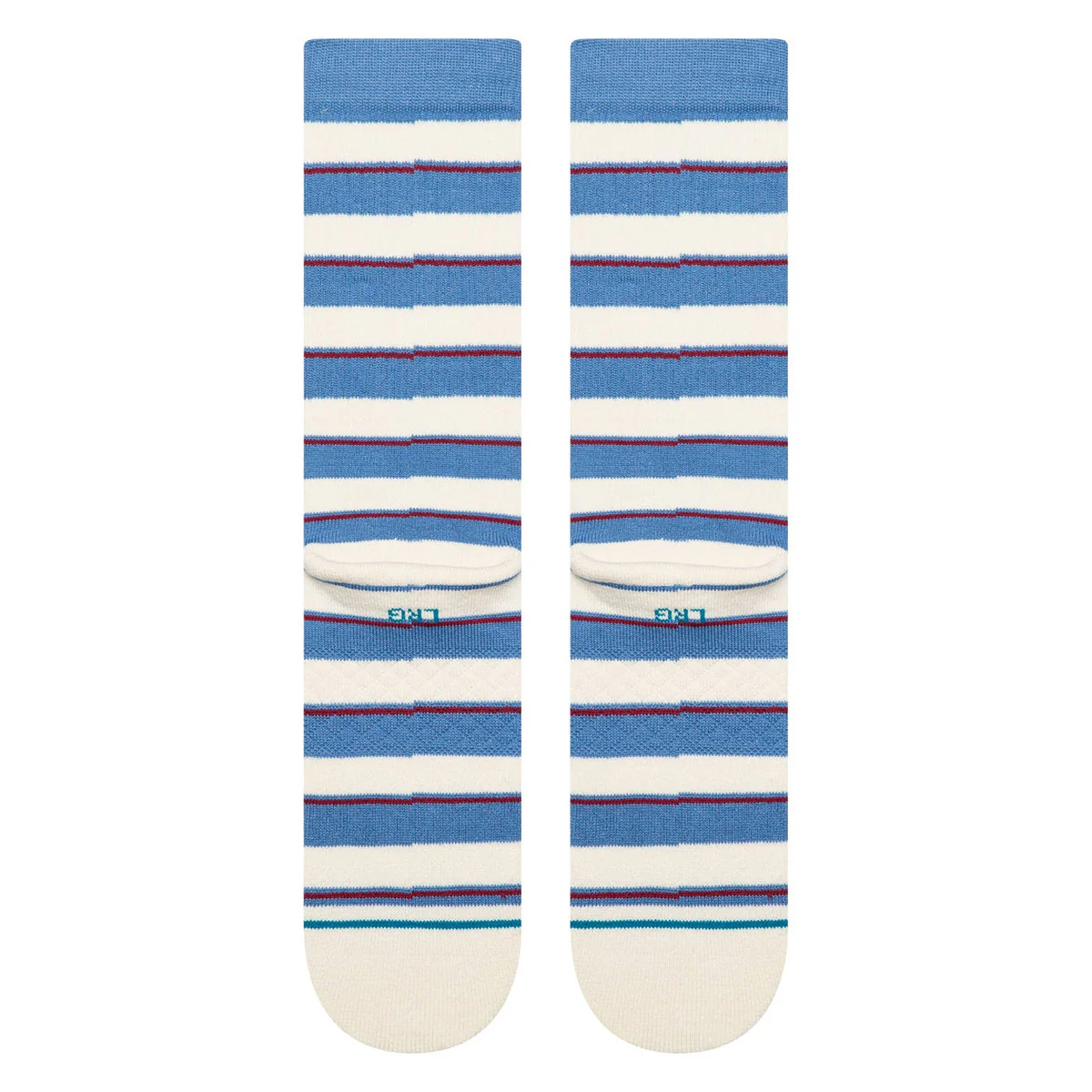 Stance Striped It Crew Socks - Capriblue - Image 3