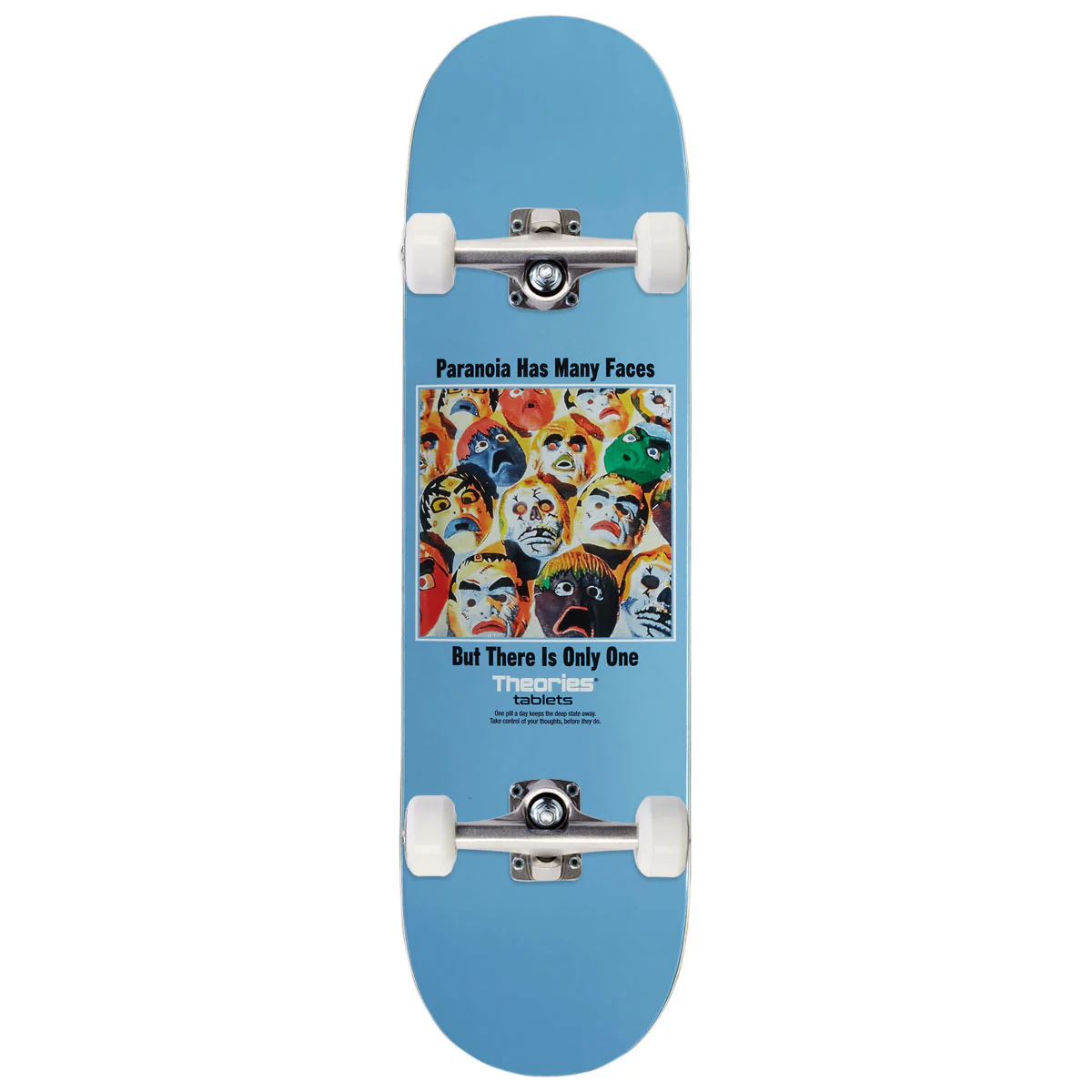 Theories Paranoia Skateboard Complete - 8.50"