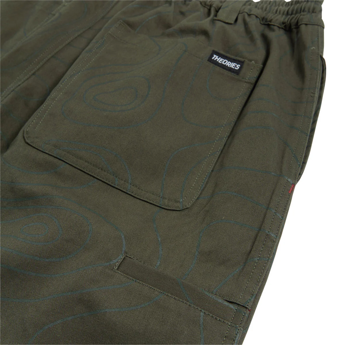 Theories Stamp Lounge Pants - Contour Green - Image 5