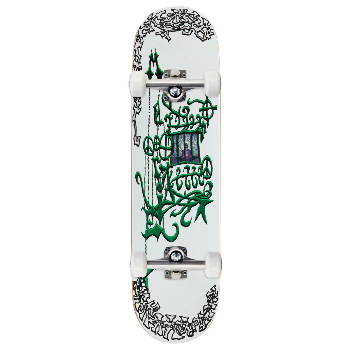 There Marie De Courey Magic Lies In The Healing Skateboard Complete - White - 8.25"