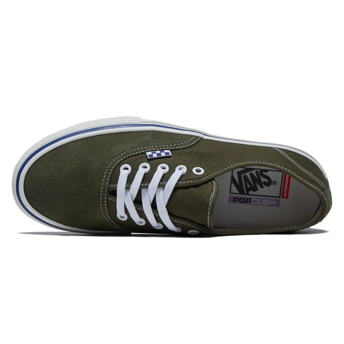 Vans Skate Authentic Shoes - Mossy Olive - Image 3