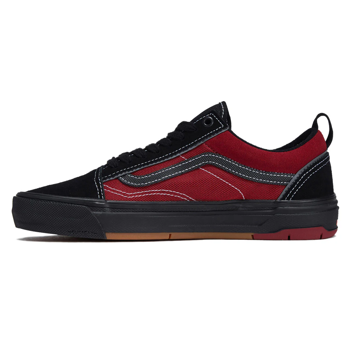 Vans Skate Old Skool Wafflecup Shoes - Black/Red - Image 2