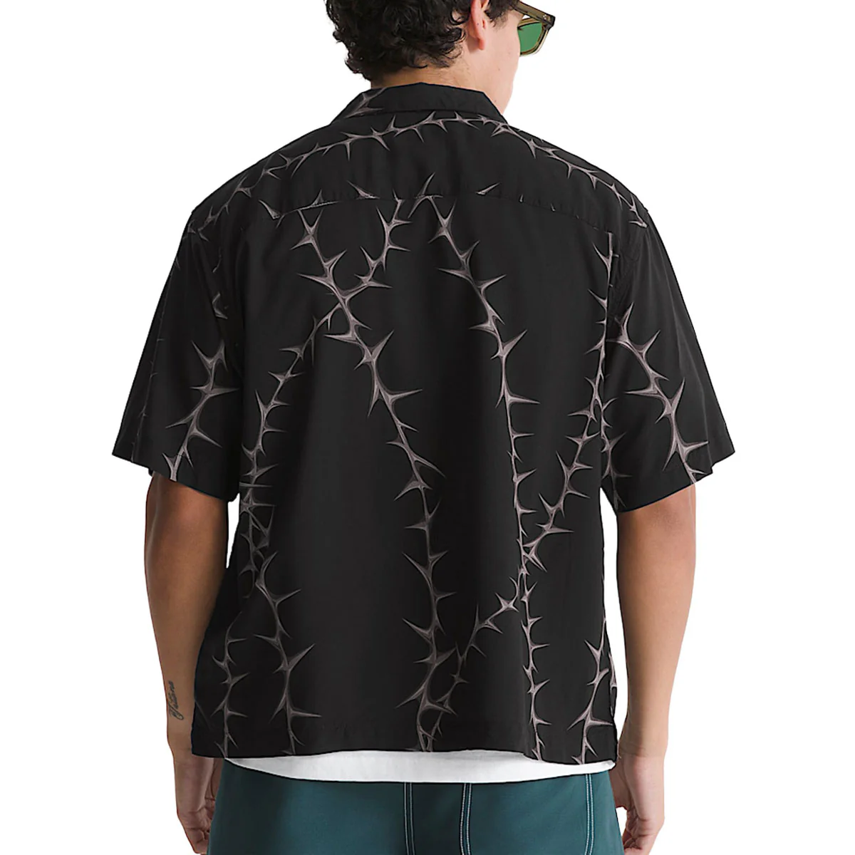 Vans Van Doren Printed Camp Shirt - Black - Image 3