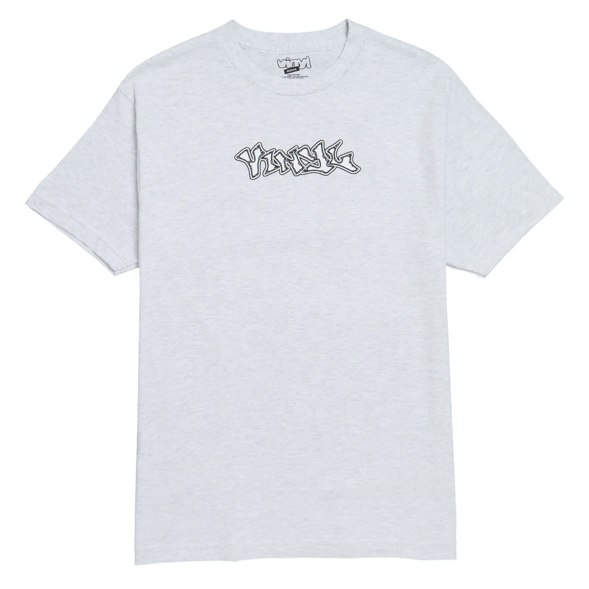 Vinyl Graffiti T-Shirt - Ash