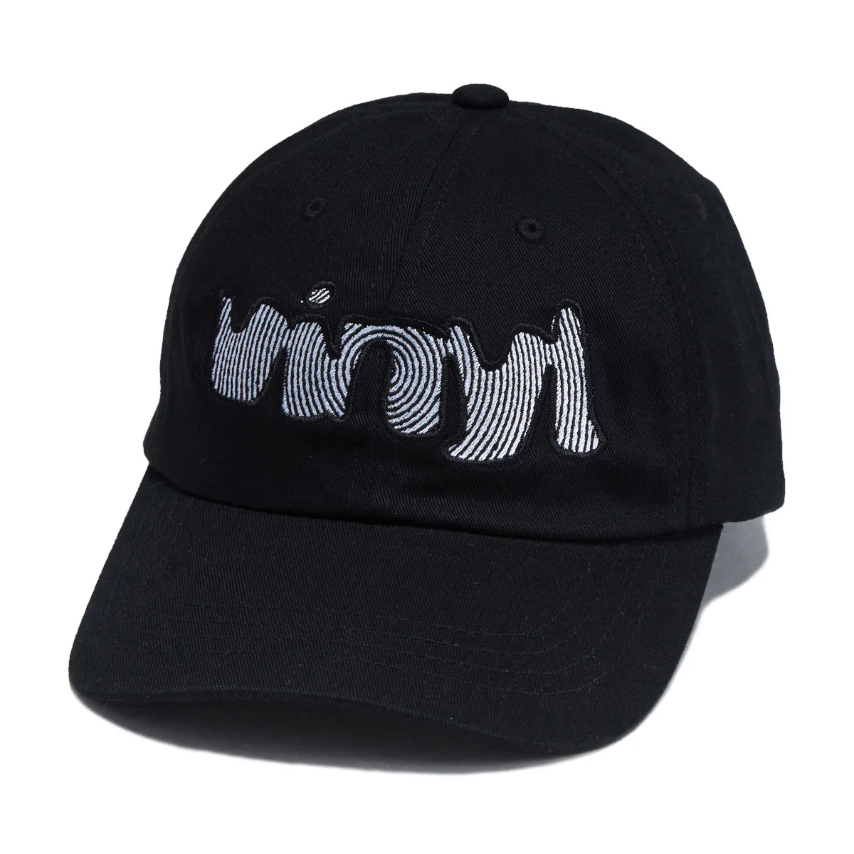 Vinyl Spiral Dad Hat - Black