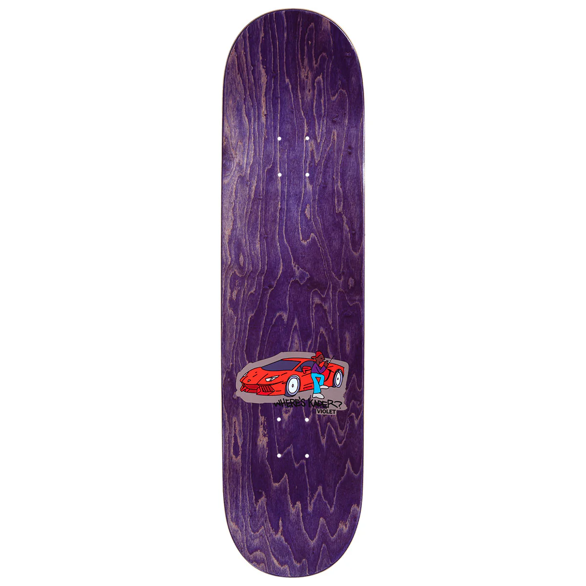 Violet Where's Kader? Skateboard Complete - 8.50" - Image 2