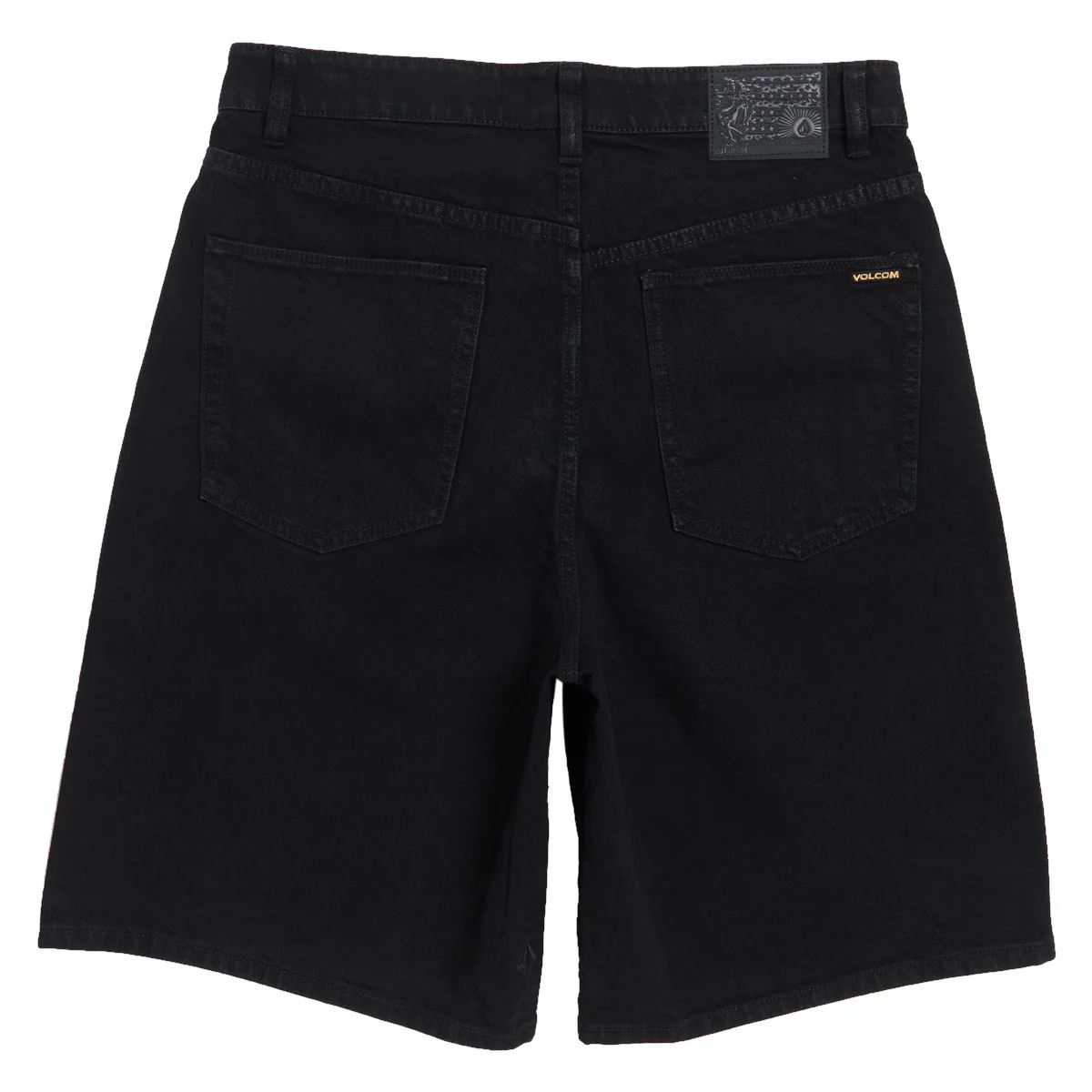 Volcom Billow Denim 22 Shorts - New Black - Image 2