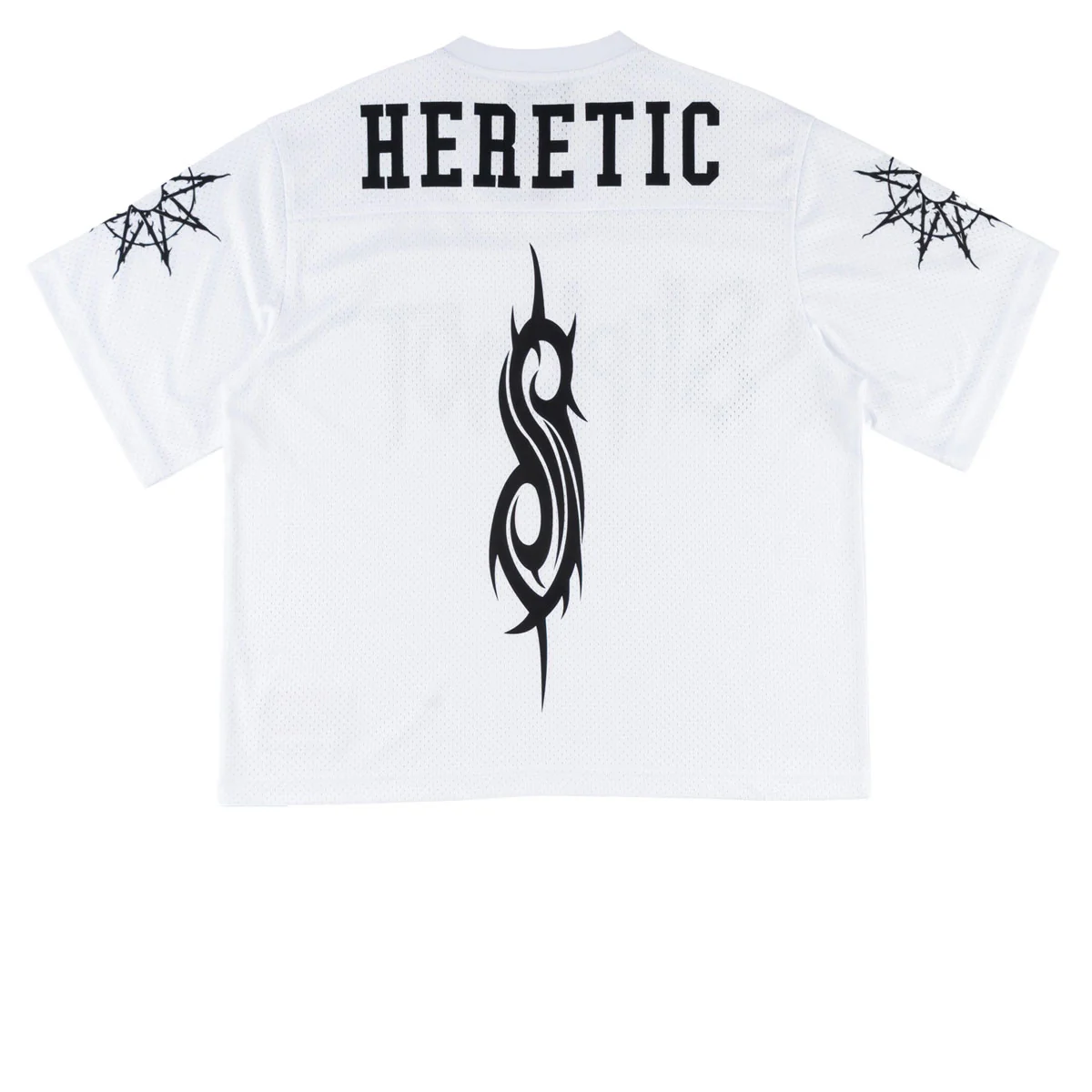Welcome x Slipknot Heretic Mesh Football Jersey - White - Image 2