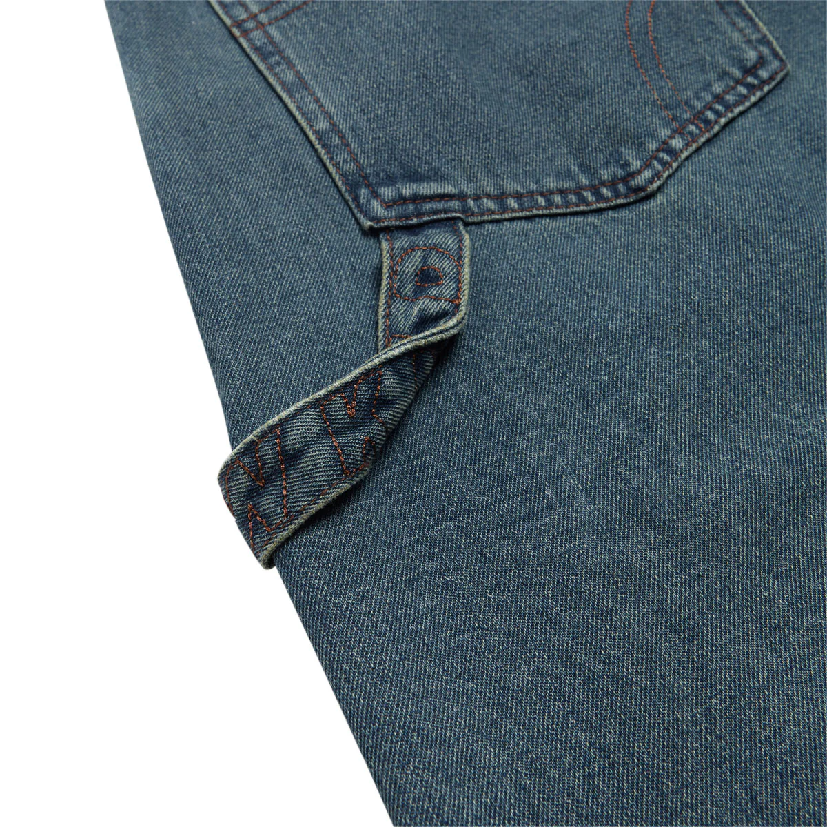 WKND Damn Near Carpenter Shorts - Washed Medium Blue - Image 4