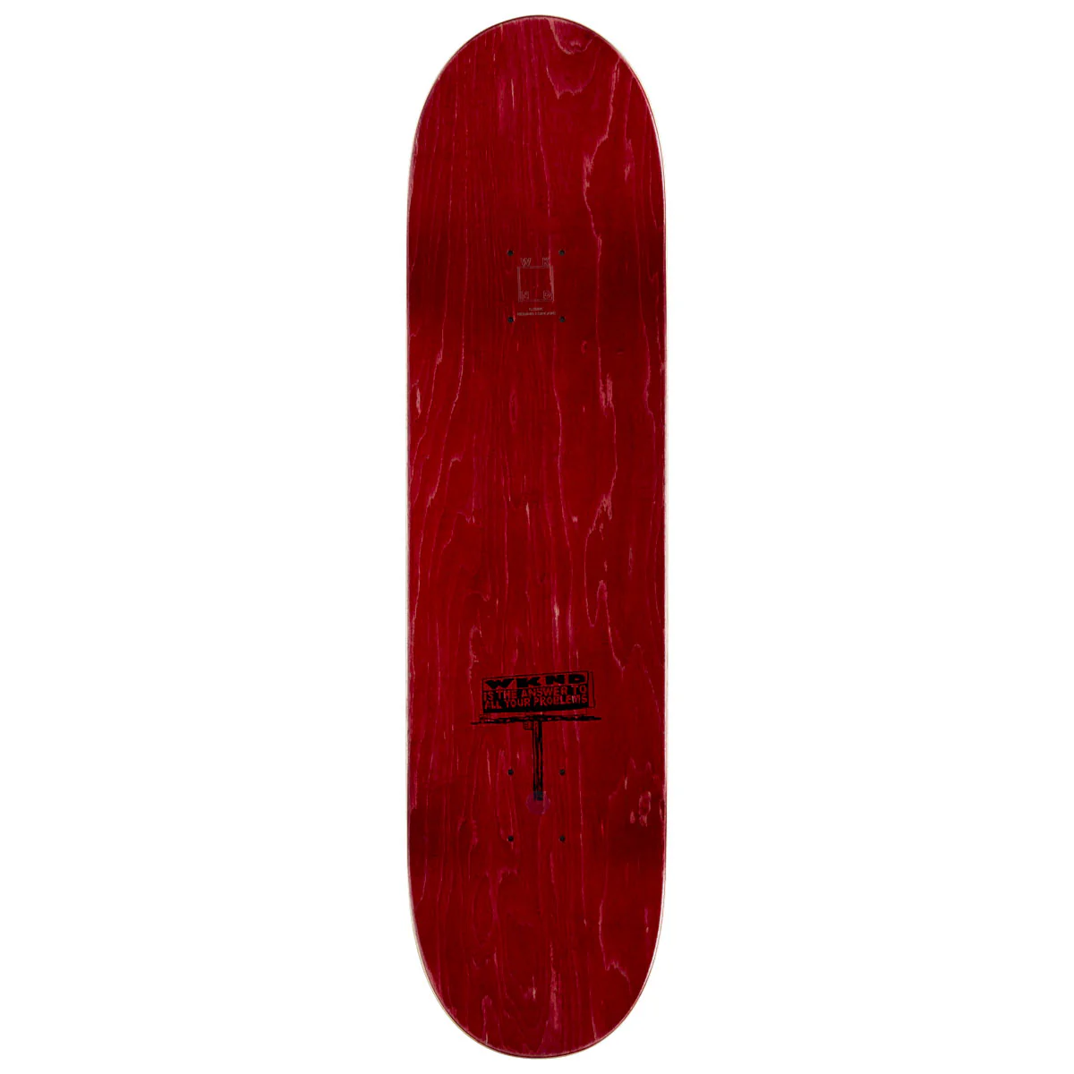 WKND Tiger Team MC Skateboard Deck - Tie Dye - 8.25" - Image 2