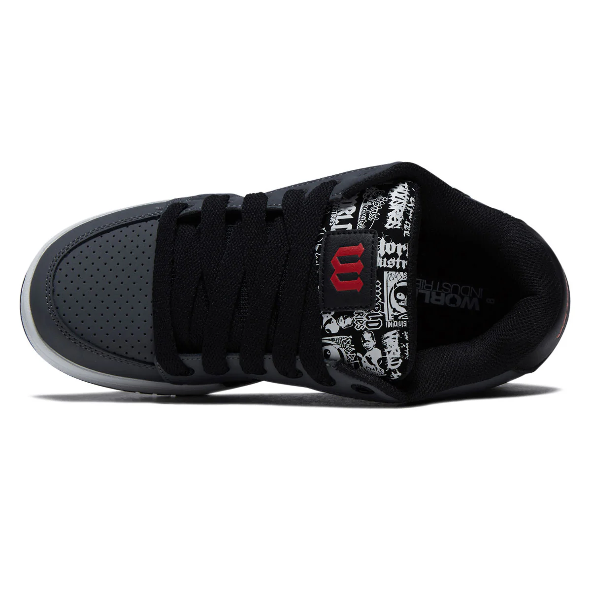 World Industries Prime Shoes - Grey/Black/Red - Image 3