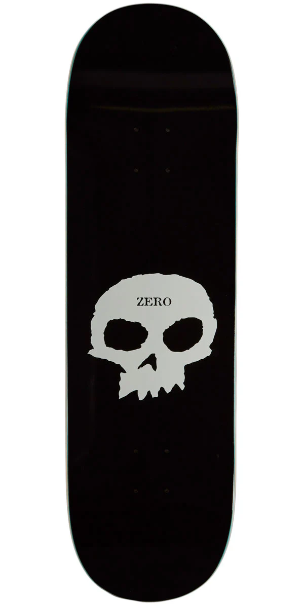 Zero Single Skull Skateboard Deck - 9.00"
